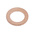 Copper Plain Washers, M6, DIN 7603A