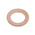 Copper Plain Washers, M8, DIN 7603A