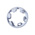 Bright Zinc Plated Steel Internal Tooth Shakeproof Washer, M3