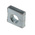 RS PRO M3 5.5mm Steel Square Nuts, Bright Zinc Plated Finish