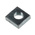 RS PRO M3 5.5mm Steel Square Nuts, Bright Zinc Plated Finish