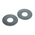 Bright Zinc Plated Steel Plain Washers, M16, BS 4320G