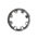 A2 304 Stainless Steel Internal Tooth Shakeproof Washer, M6, DIN 6797J