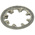 A2 304 Stainless Steel Internal Tooth Shakeproof Washer, M8, DIN 6797J