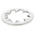 A2 304 Stainless Steel Internal Tooth Shakeproof Washer, M8, DIN 6797J