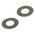 Nickel Plated Brass Plain Washers, M3.5, DIN 125A