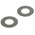 Nickel Plated Brass Plain Washers, 0BA