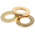 Brass Plain Washers, M5, DIN 125A