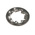 A4 316 Stainless Steel Internal Tooth Shakeproof Washer, M3, DIN 6798J