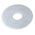 Bright Zinc Plated Steel Mudguard Washers, M8