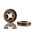 RS PRO Enamelled Steel Open Push-On Fastener for 3mm Shaft