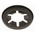 RS PRO Enamelled Steel Open Push-On Fastener for 5mm Shaft