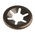RS PRO Enamelled Steel Open Push-On Fastener for 6mm Shaft