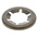 RS PRO Enamelled Steel Open Push-On Fastener for 8mm Shaft