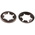 RS PRO Enamelled Steel Open Push-On Fastener for 10mm Shaft