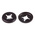 RS PRO Enamelled Steel Open Push-On Fastener for 3mm Shaft