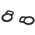 Steel External Circlip, 3mm Shaft Diameter, 2.8mm Groove Diameter