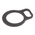 Steel External Circlip, 4mm Shaft Diameter, 3.8mm Groove Diameter