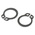 Steel External Circlip, 10mm Shaft Diameter, 9.6mm Groove Diameter