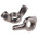 48mm Plain Stainless Steel Wingnut, M10, A2 304