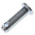RS PRO 15.8mm Bright Zinc Plated Steel Clevis Pin, 4.76mm Diameter
