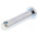 RS PRO 25.4mm Bright Zinc Plated Steel Clevis Pin, 6.35mm Diameter