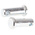 RS PRO 25.4mm Bright Zinc Plated Steel Clevis Pin, 9.5mm Diameter