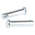 RS PRO 1 1/2in Bright Zinc Plated Steel Clevis Pin, 3/8in Diameter