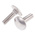 Plain Stainless Steel Coach Bolt, M6 x 20mm