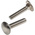 Plain Stainless Steel Coach Bolt, M6 x 30mm