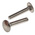 Plain Stainless Steel Coach Bolt, M6 x 35mm