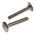 Plain Stainless Steel Coach Bolt, M6 x 40mm