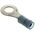 TE Connectivity, PIDG Insulated Ring Terminal, M6 Stud Size, 1mm² to 2.6mm² Wire Size, Blue