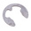 Stainless Steel E Type Circlip, 7mm Shaft Diameter