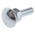 Bright Zinc Plated Steel Coach Bolt, M6 x 25mm