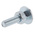 Bright Zinc Plated Steel Coach Bolt, M6 x 25mm
