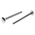 Bright Zinc Plated Steel Coach Bolt, M6 x 65mm