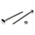 Bright Zinc Plated Steel Coach Bolt, M6 x 75mm