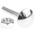 Bright Zinc Plated Steel Coach Bolt, M8 x 40mm