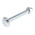 Bright Zinc Plated Steel Coach Bolt, M8 x 75mm
