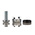 RS PRO Nylon 50 Piece Cross Drive Screw/Bolt, Nut & Washer Kit