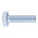 Zinc plated & clear Passivated Steel Hex, Hex Bolt, M6 x 20mm