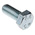 Zinc plated & clear Passivated Steel Hex, Hex Bolt, M8 x 20mm
