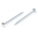 RS PRO Hex Coach Screw, Steel Bright Zinc Plated, 6mm x 50mm