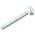 RS PRO Hex Coach Screw, Steel Bright Zinc Plated, 8mm x 60mm