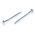 RS PRO Hex Coach Screw, Steel Bright Zinc Plated, 8mm x 70mm