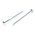 RS PRO Hex Coach Screw, Steel Bright Zinc Plated, 8mm x 80mm
