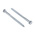 RS PRO Hex Coach Screw, Steel Bright Zinc Plated, 6mm x 80mm