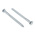 RS PRO Hex Coach Screw, Steel Bright Zinc Plated, 8mm x 100mm