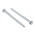 RS PRO Hex Coach Screw, Steel Bright Zinc Plated, 10mm x 130mm